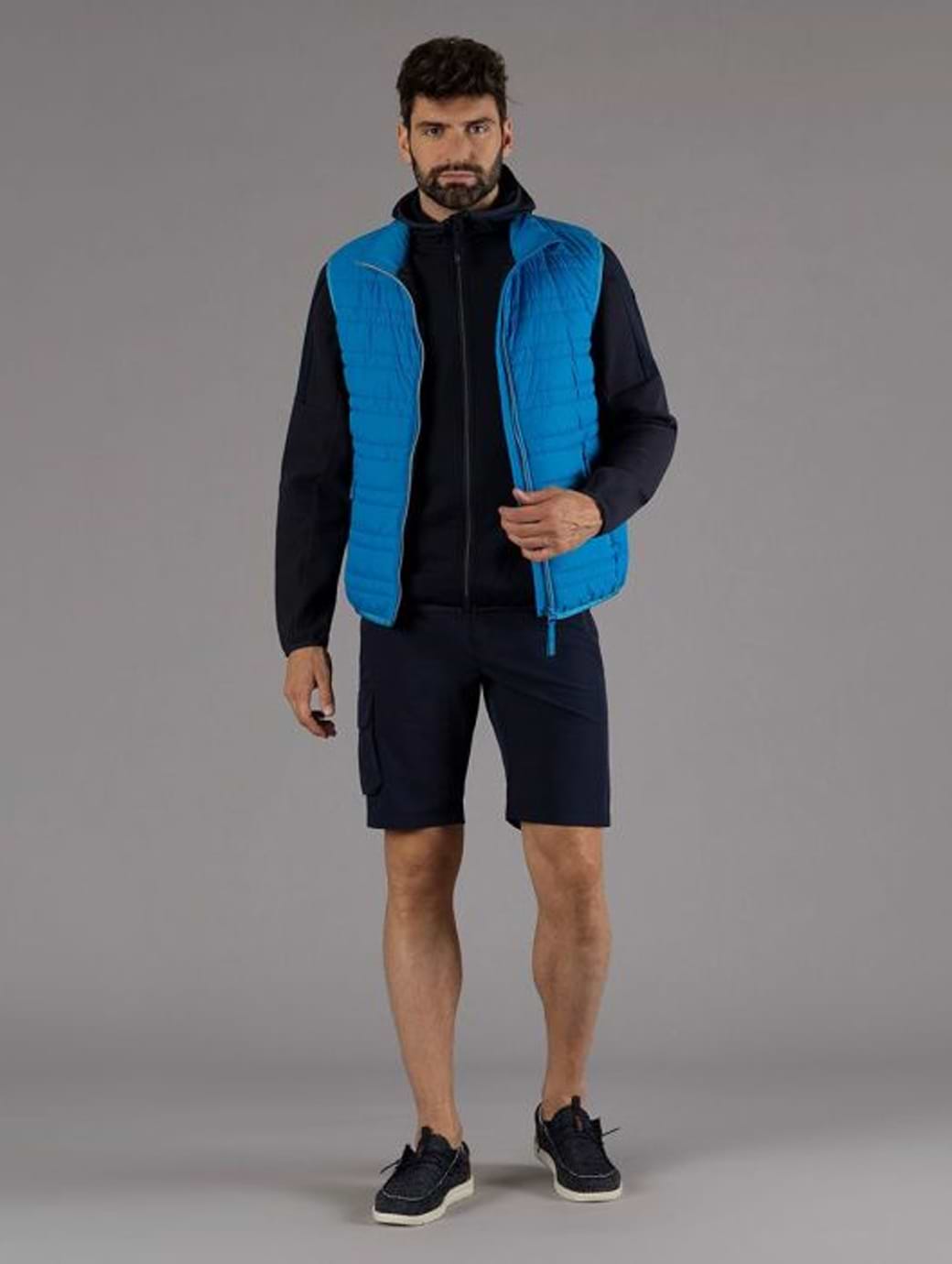 CMP Men's Stretch Bermuda With Cargo Pockets Anthracite