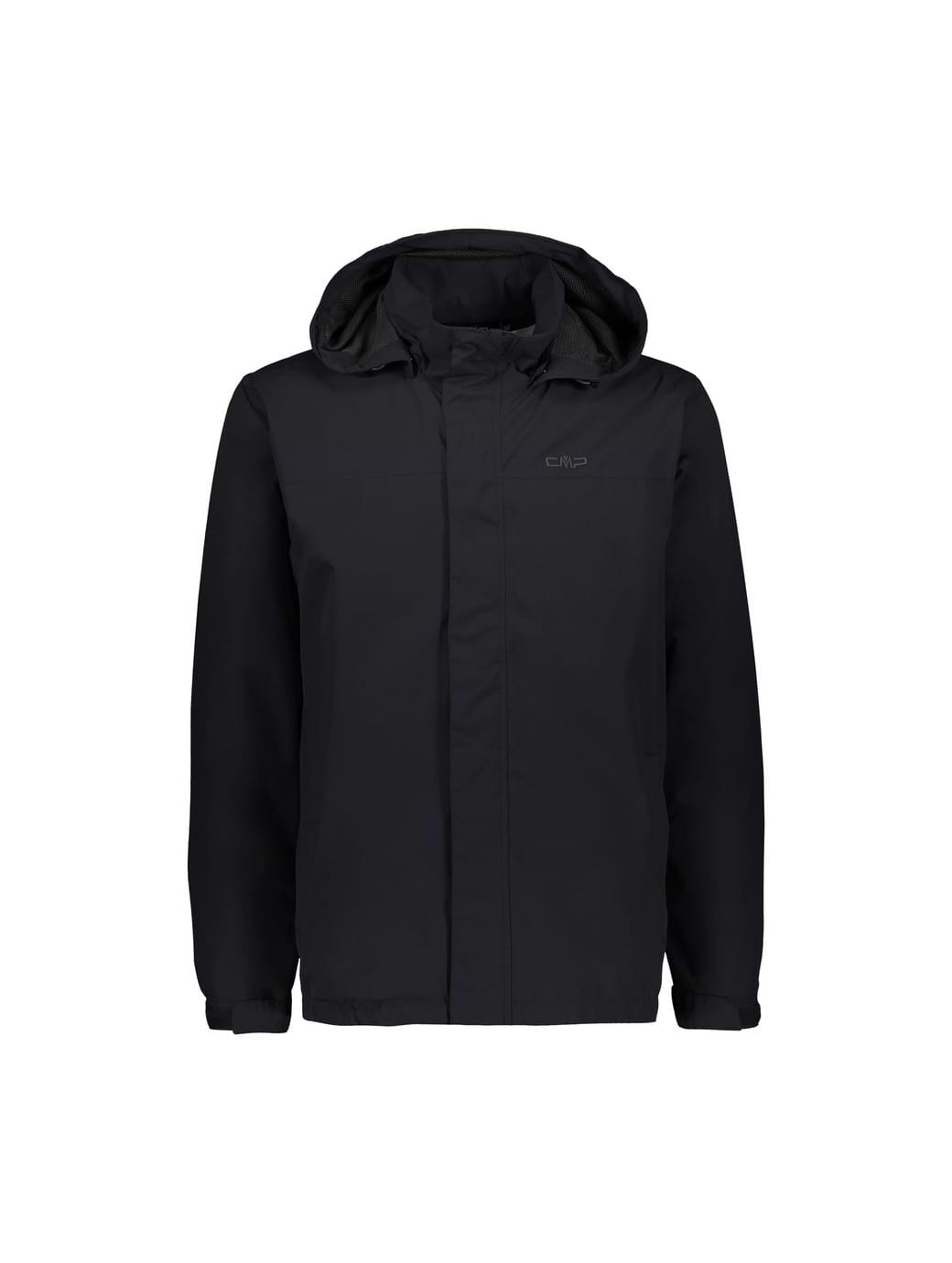 CMP Men's Waterproof Jacket in Ripstop Black