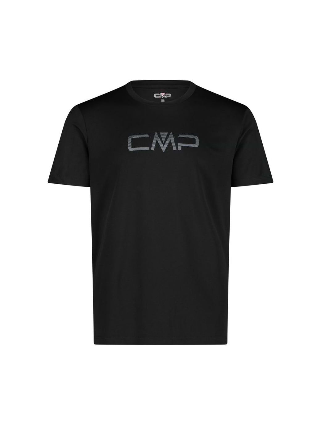 CMP Round Neck T-Shirt With CMP Logo Nero