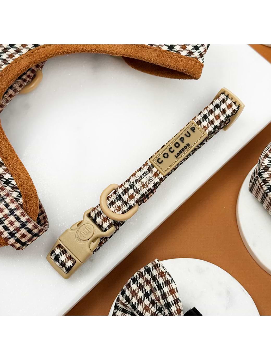Cocopup London Collar Heritage Check