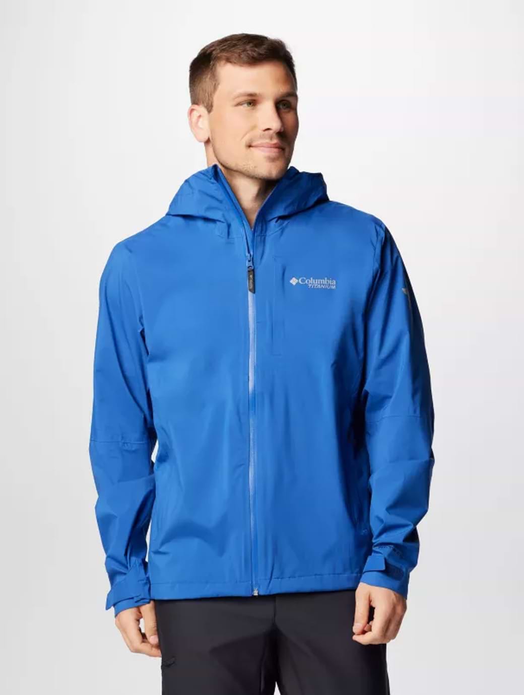 Columbia Men s Ampli Dry II Shell Mountain Blue