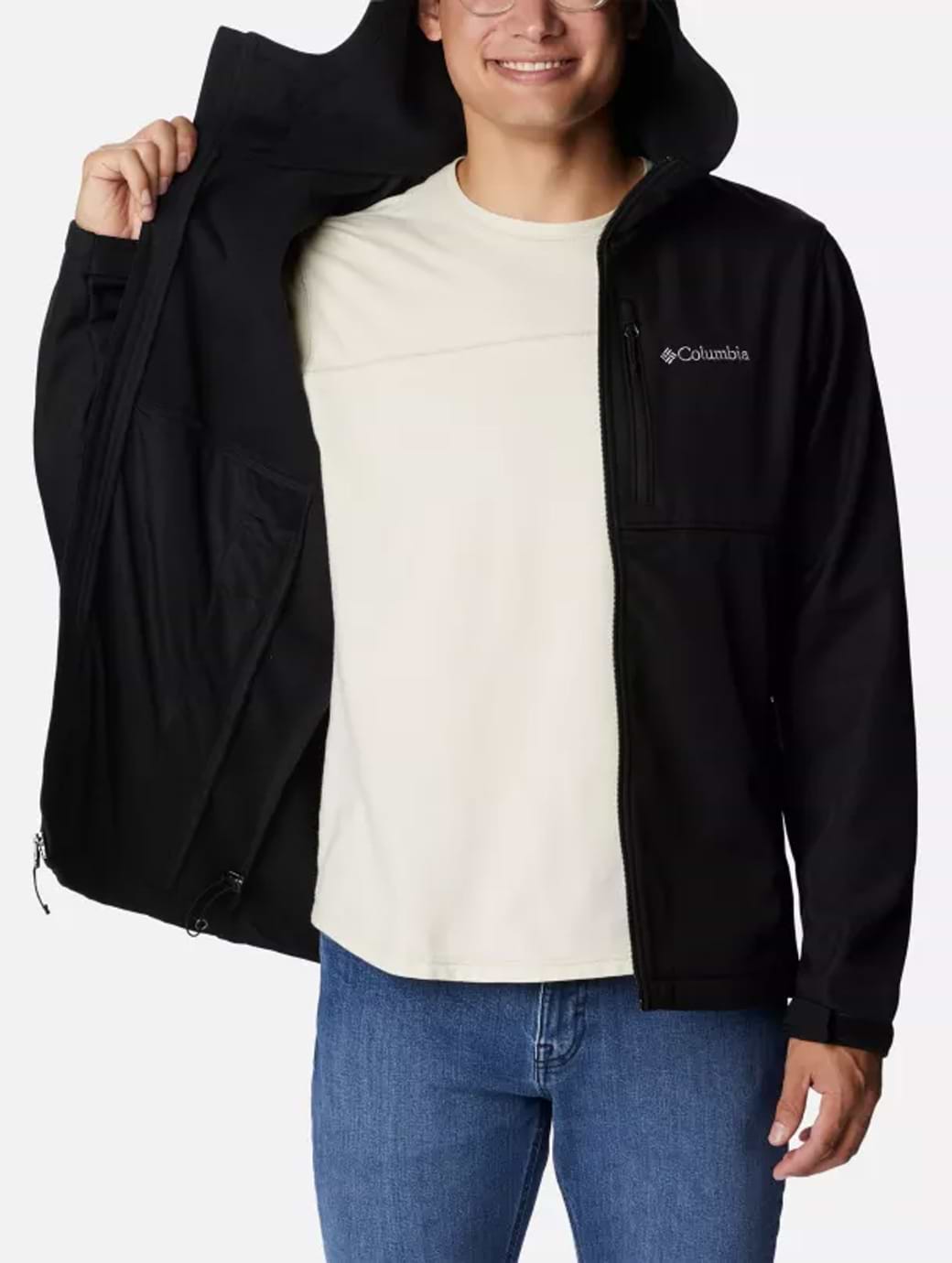 Columbia Men's Ascender™ II Hooded Softshell Jacket Black