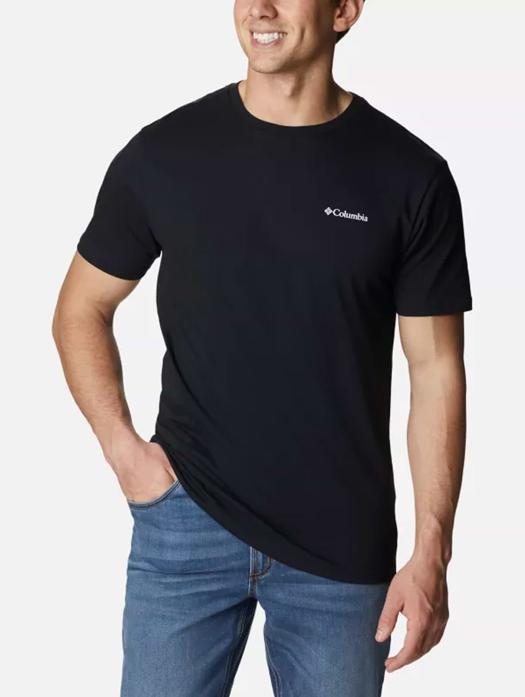 Columbia Men's Barton Springs Short Sleeve Graphic Tee Black