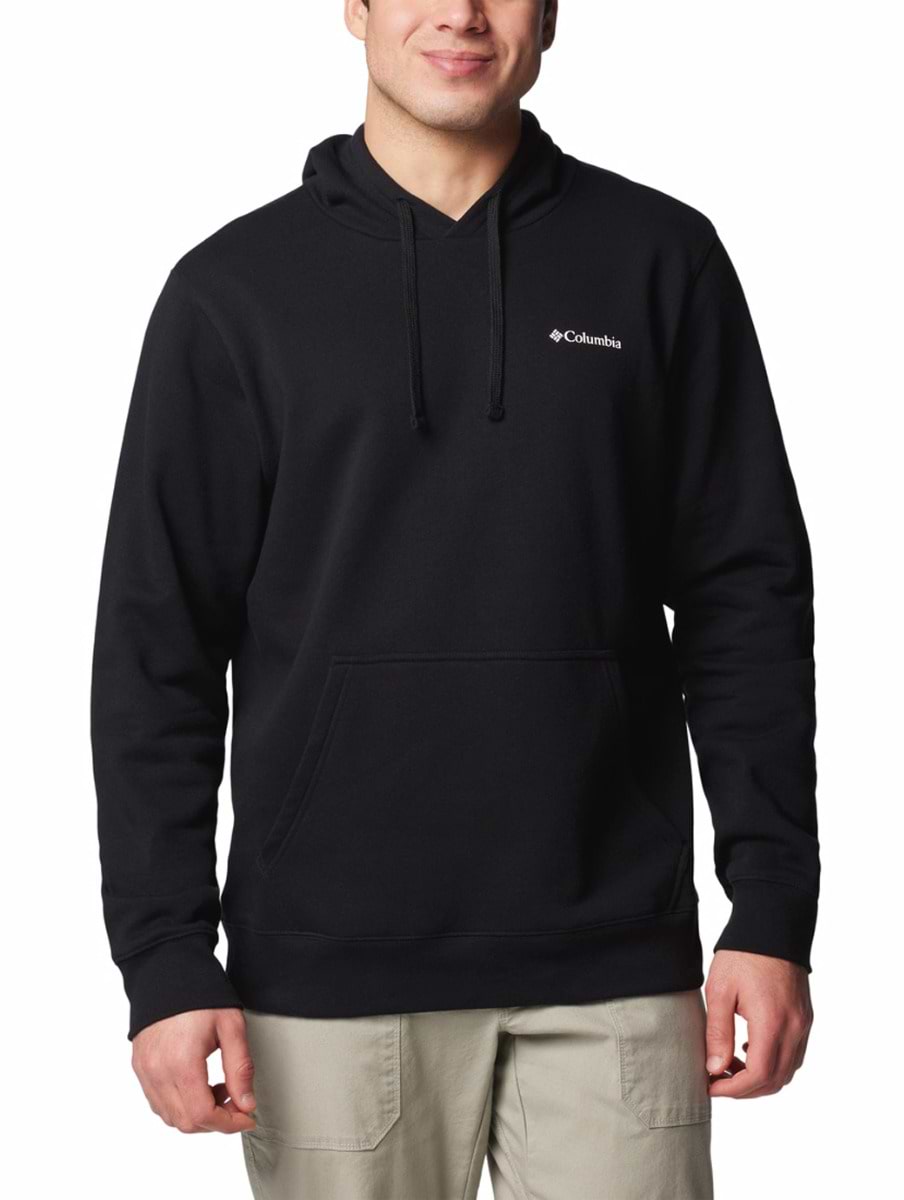 Columbia Men's Columbia Trek™ Graphic Hoodie Black/Button