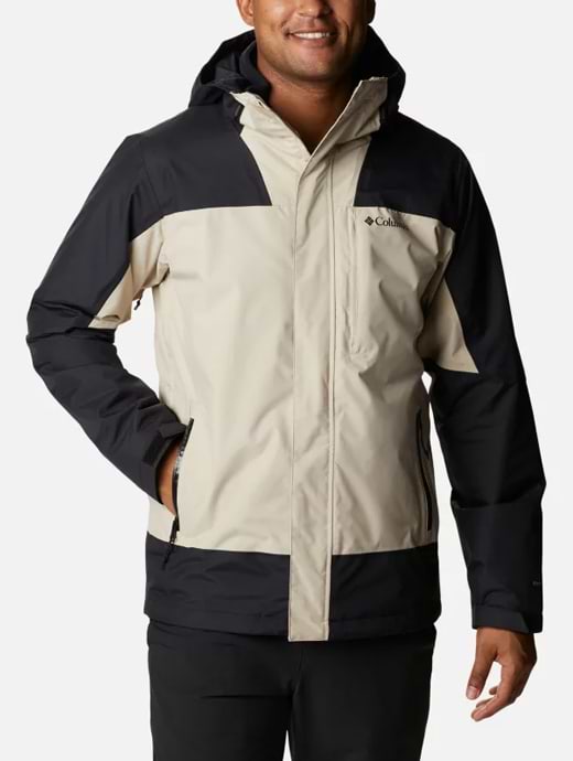 Columbia Men's Electric Peak Interchange Jacket Ancient Fossil/Black
