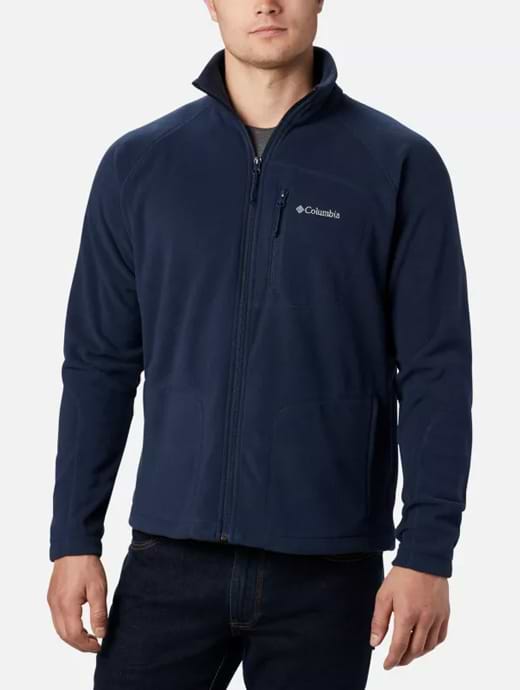 Columbia Men's Fast Trek II Full Zip Fleece Collegiate Navy