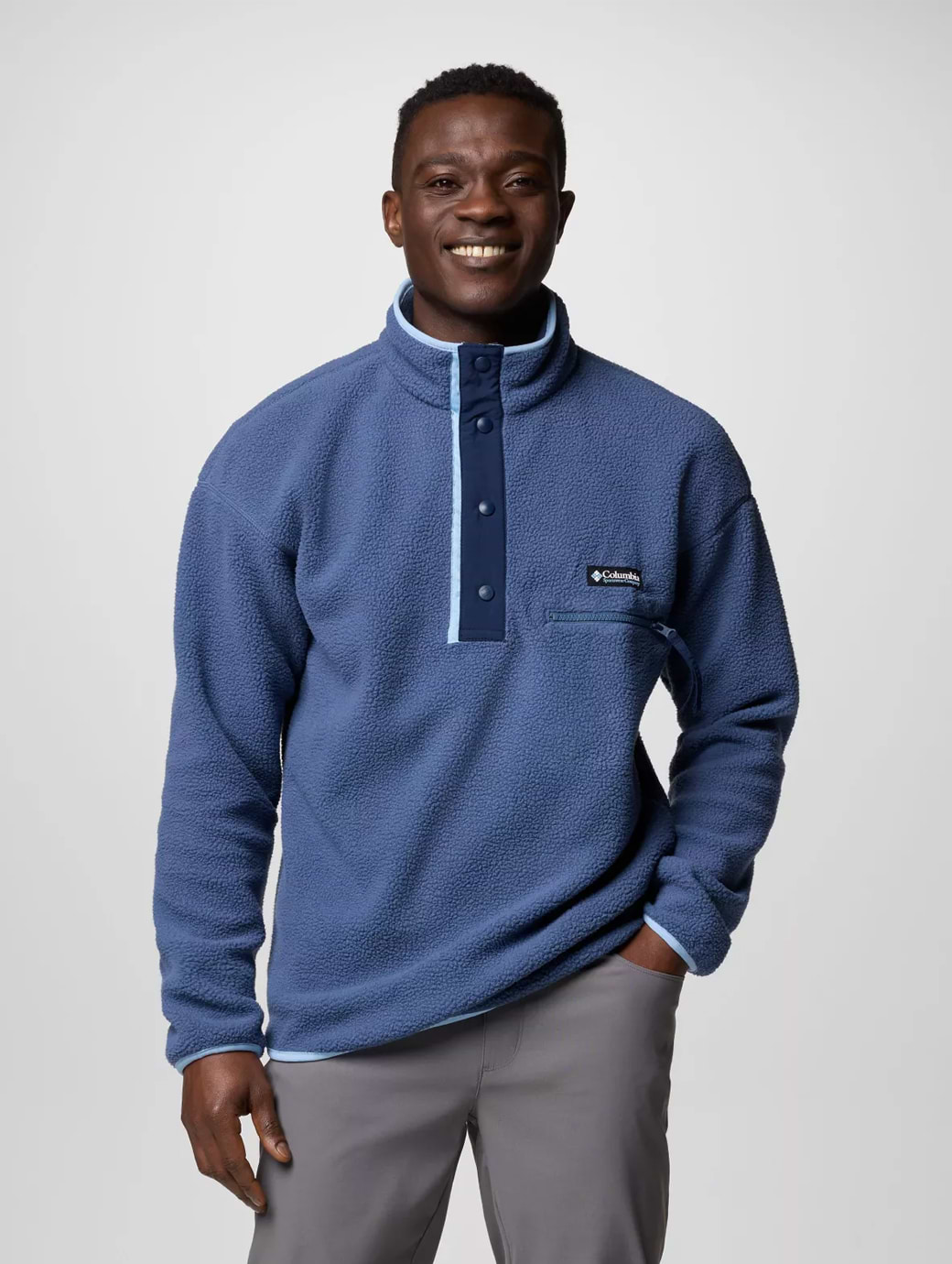 Columbia Men's Helvetia II Half Snap Fleece Dark Mountain