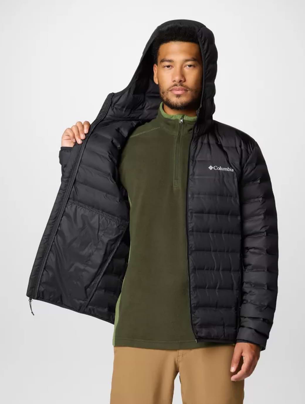 Doudoune Columbia Lake 22™ II à Capuche - Isolation Duvet 650 - Imperméable - Pour Homme - Taille M Vert