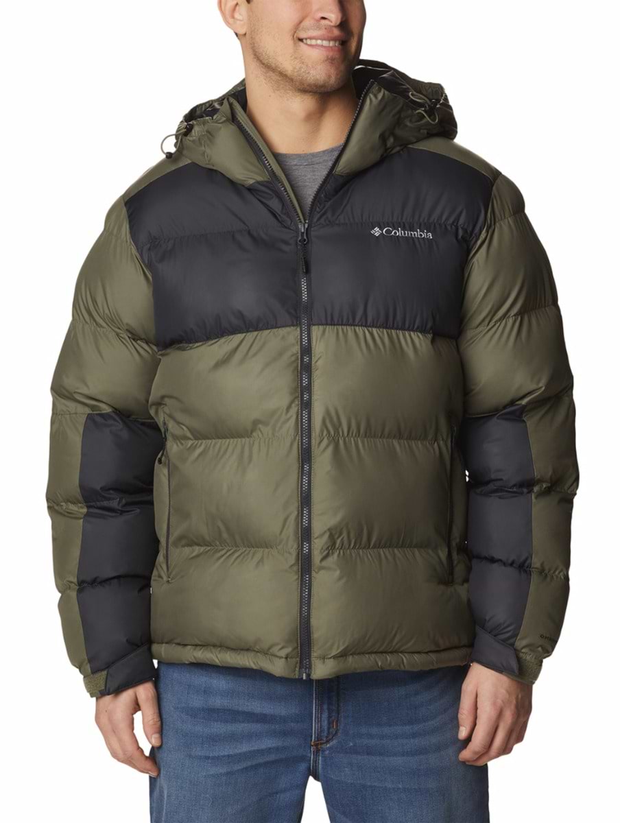 Columbia Men s Pike Lake II Hooded Jacket Stone Green