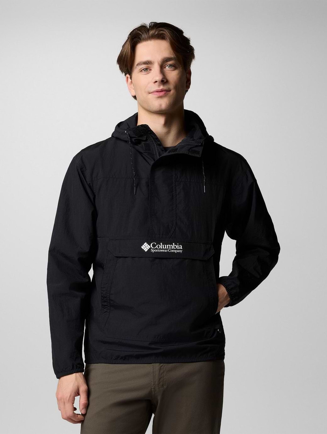 Columbia Men's Challenger Windbreaker Anorak Black
