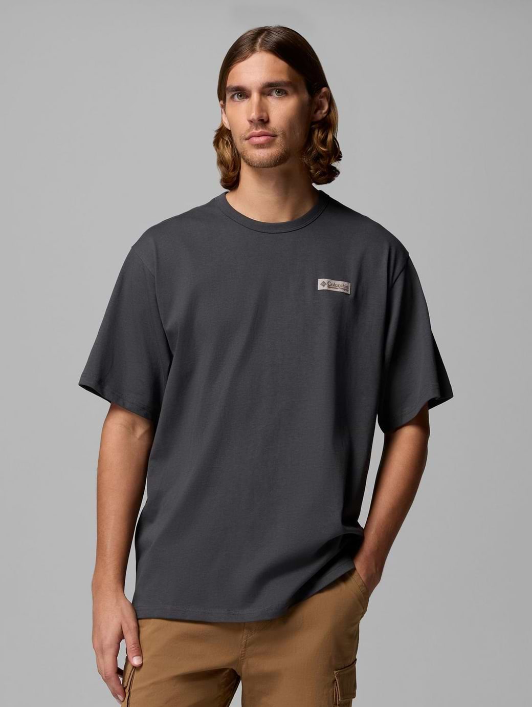 Columbia Men's Heavyweight Iconic Tee Grey