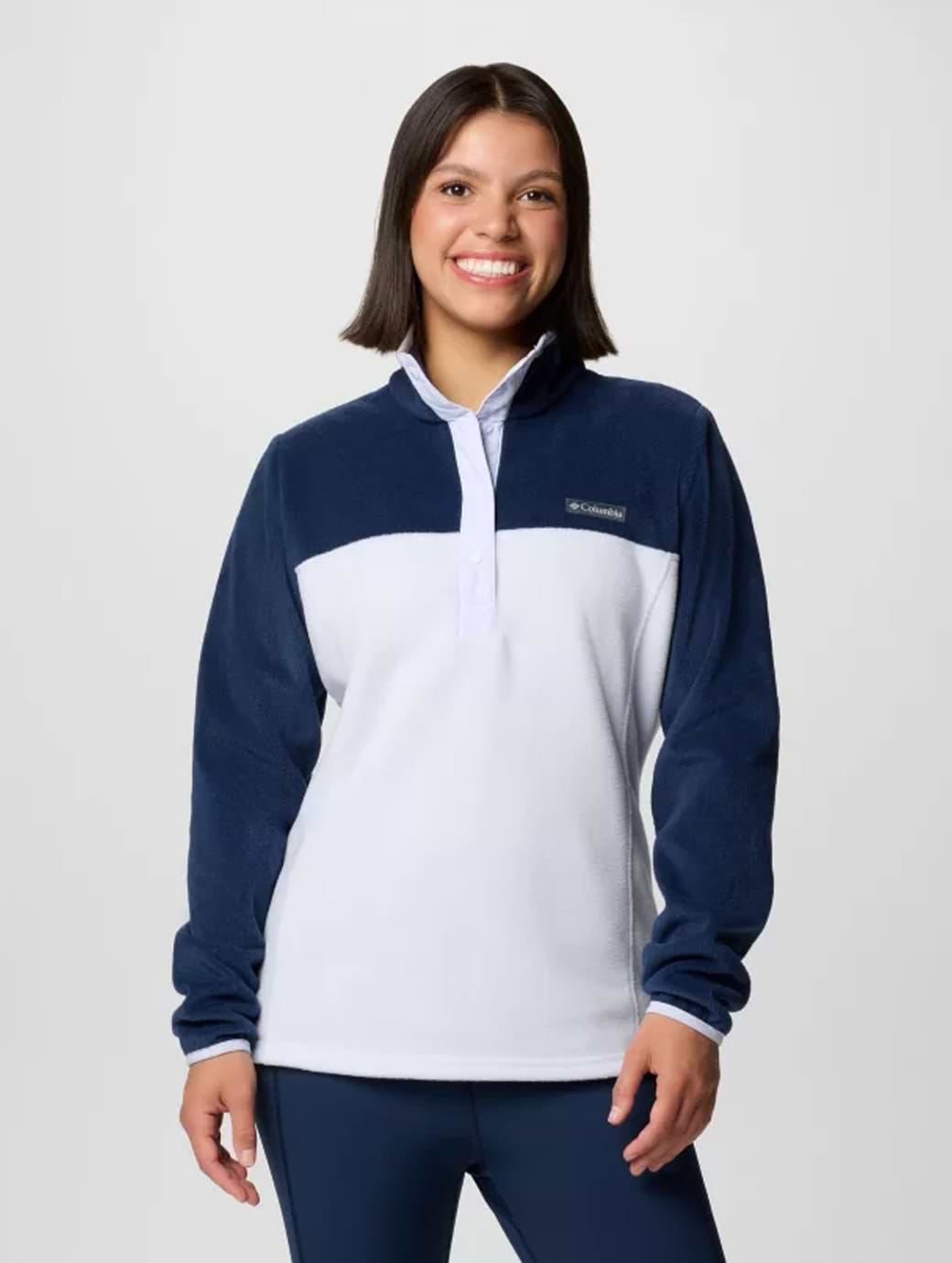 Columbia Women's Benton Springs™ 1/2 Snap Pull Over II Collegiate Navy/Snowdrift