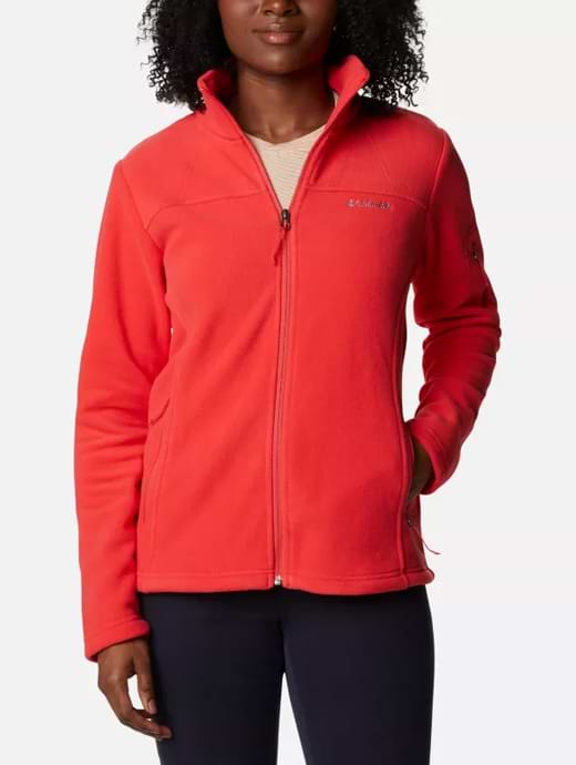Columbia Women s Fast Trek II Jacket Red Hibiscus