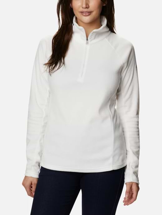  Columbia Women's Glacial IV 1/2 Zip Fleece Sea Salt