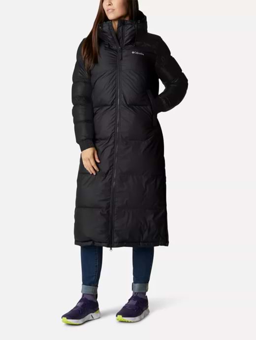 Womens columbia long coat cheap