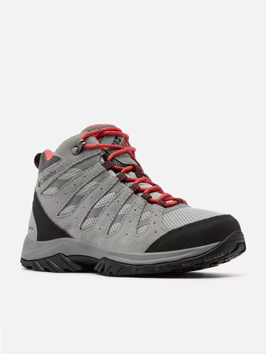 Columbia Women s Redmond III Mid Waterproof Walking Boot Steam Red Coral