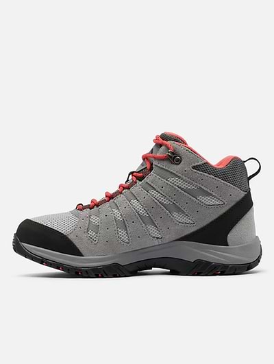 Columbia Redmond™ III Mid Waterproof Steam/Red Coral Chaussures randonnée journée femme Columbia Redmond™ III Mid Waterproof Steam/Red Coral Chaussures randonnée journée femme