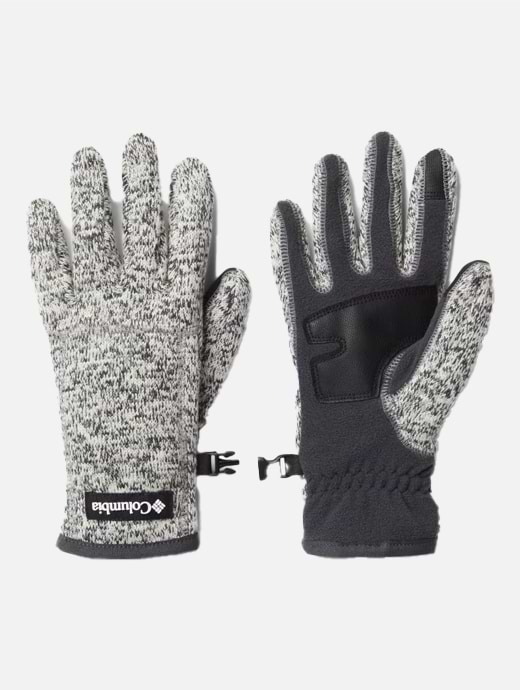 Columbia Women's Sweater Weather Gloves Chalk Heather