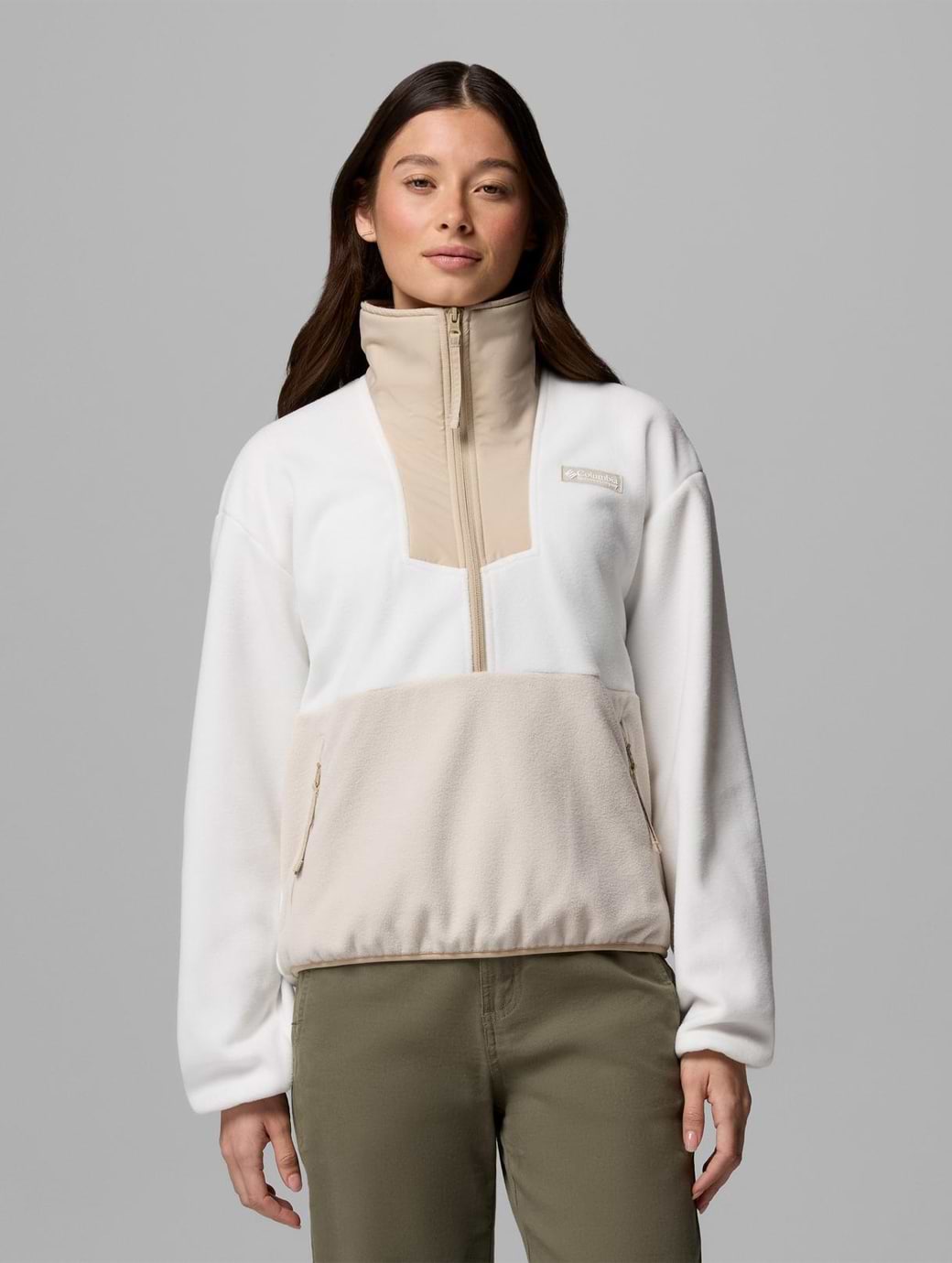 Columbia Women's Sequoia Grove 1/2 Zip Dark Sea Salt