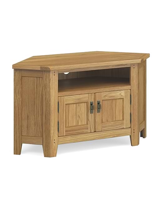 Burford Corner TV Unit with Door