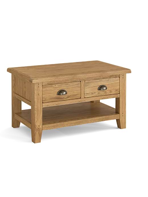 Burford Small Coffee Table With Drawers