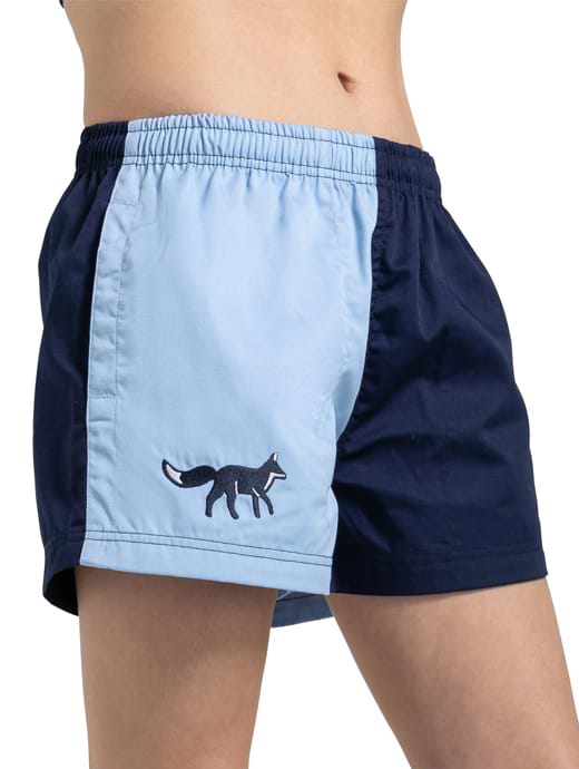 Cotswold Fox Unisex Harlequin Shorts Blue