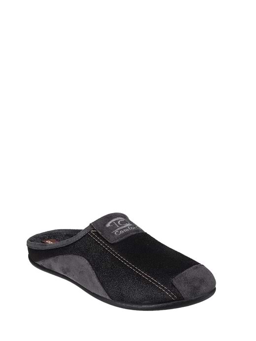 Cotswold Men's Westwell Mule Slipper Black 
