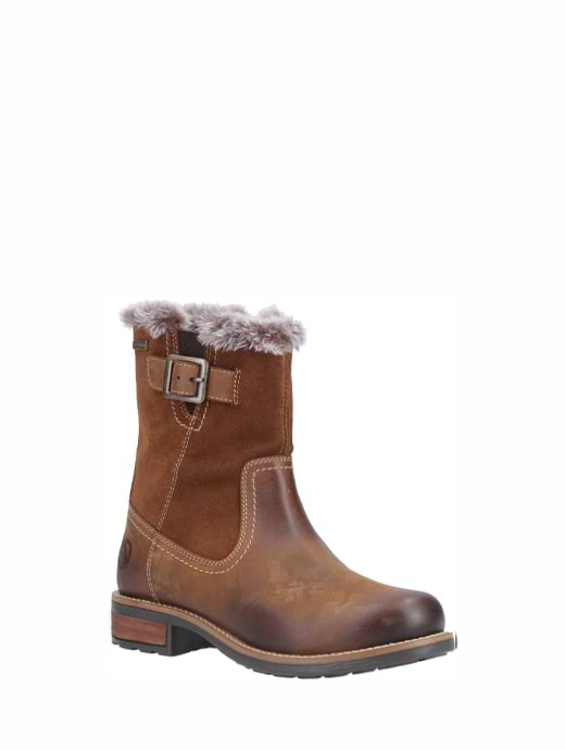 Cotswold Women's Kemerton Ankle Biker Boot Tan