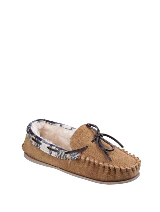 Cotswold Women's Kilkenny Moccasin Classic Slipper Tan