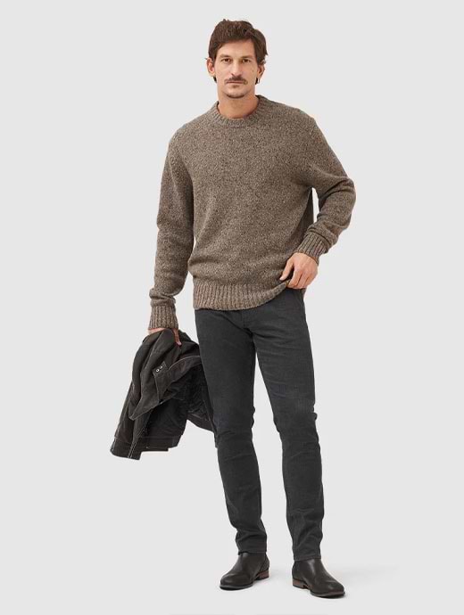 Rodd & Gunn Cox Road Knit Gravel