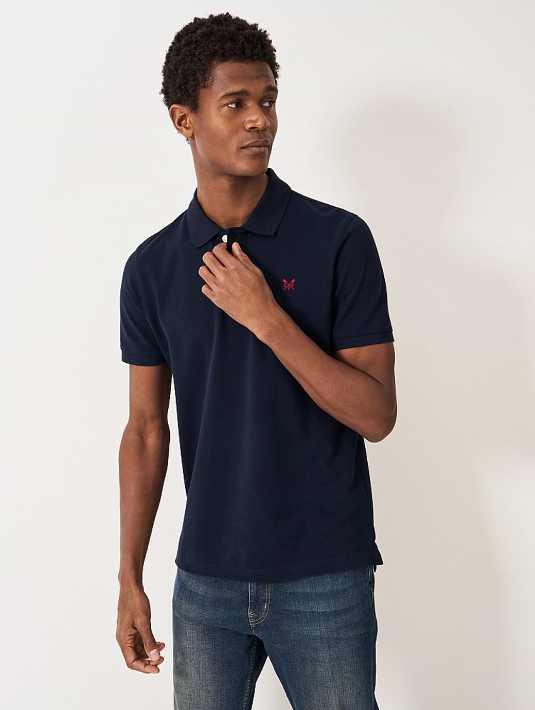 Crew Clothing Men's Classic Pique Polo Heritage Dark Navy