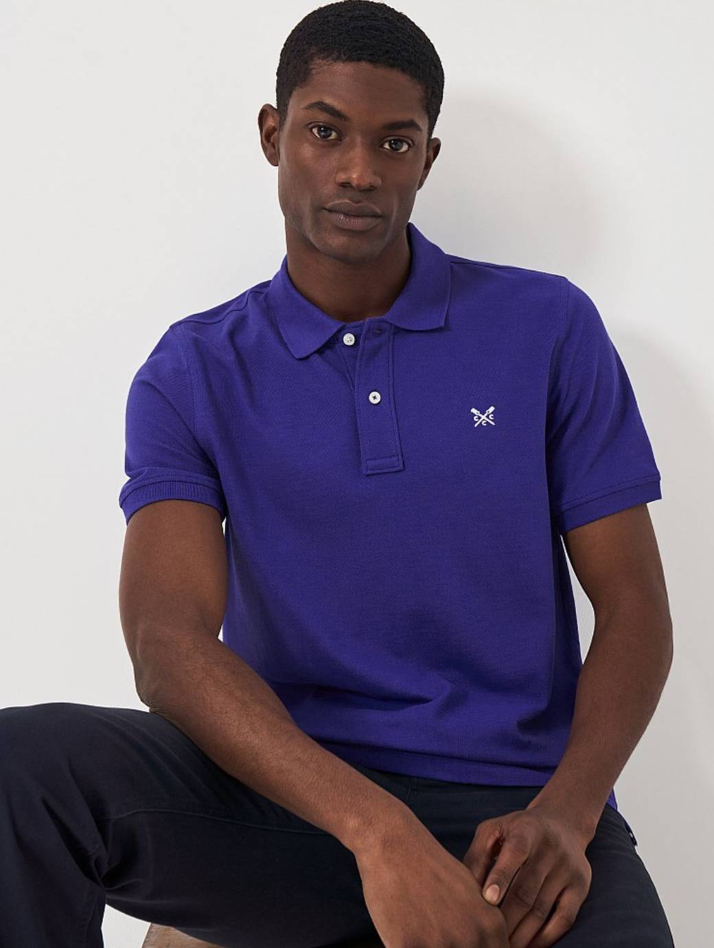 Crew Clothing Men's Classic Pique Polo Heritage Marine