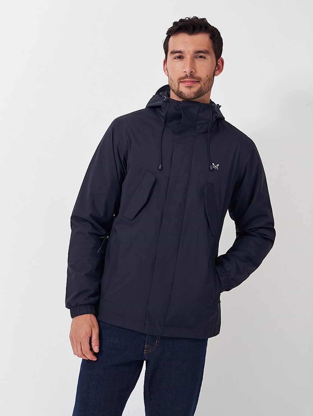 Crew Clothing Men s Salisbury Waterproof Jacket Heritage Dark Navy