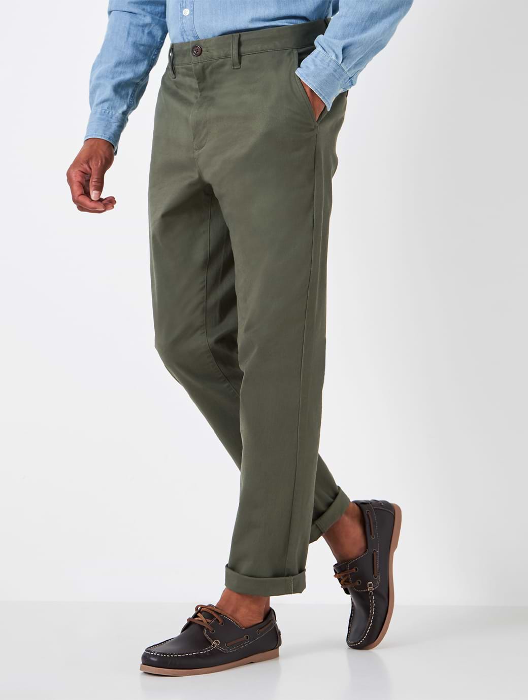 Crew Clothing Men's Slim Chino Heritage Olive