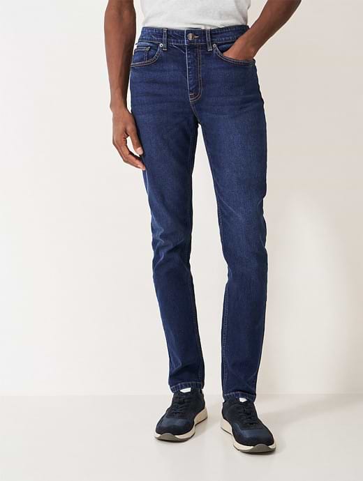Crew Clothing Men's Spencer Slim Jean Mid Wash