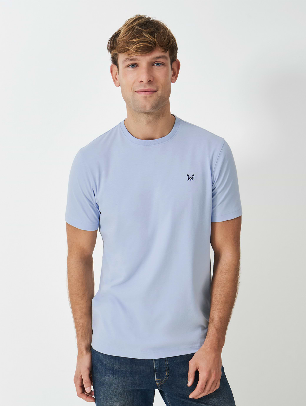 Crew Clothing Men's Crew Classic Tee Heritage Light Blue
