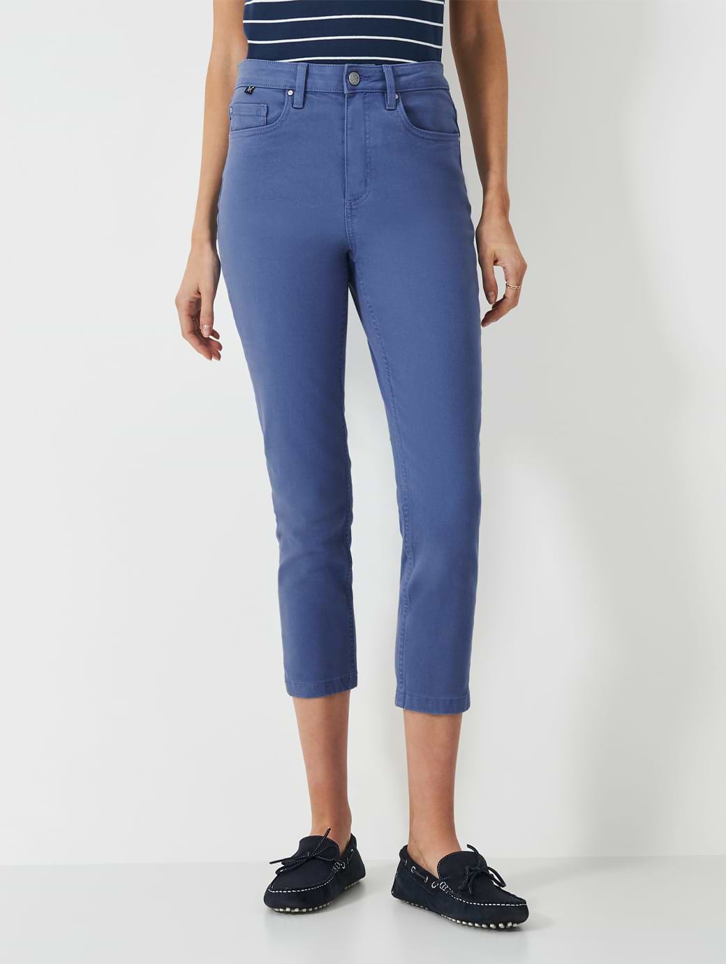 Crew Clothing Women's Cropped Jeans Blue