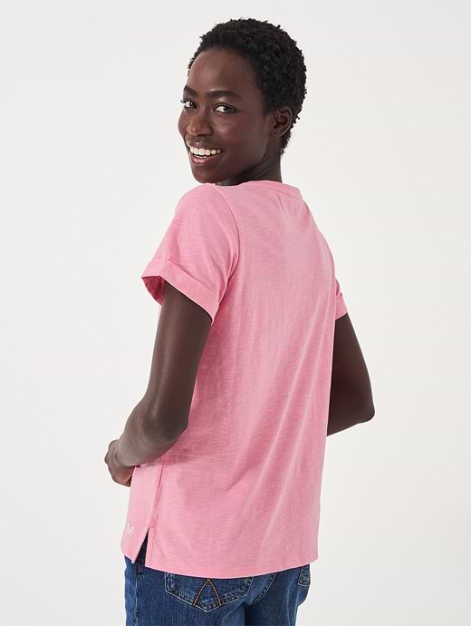 Perfect crew tee pink discount