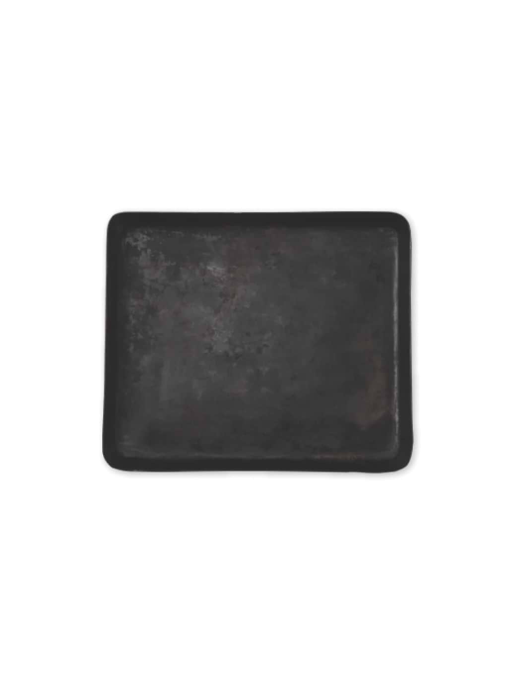 DeliVita Rectangular Black Iron Dish
