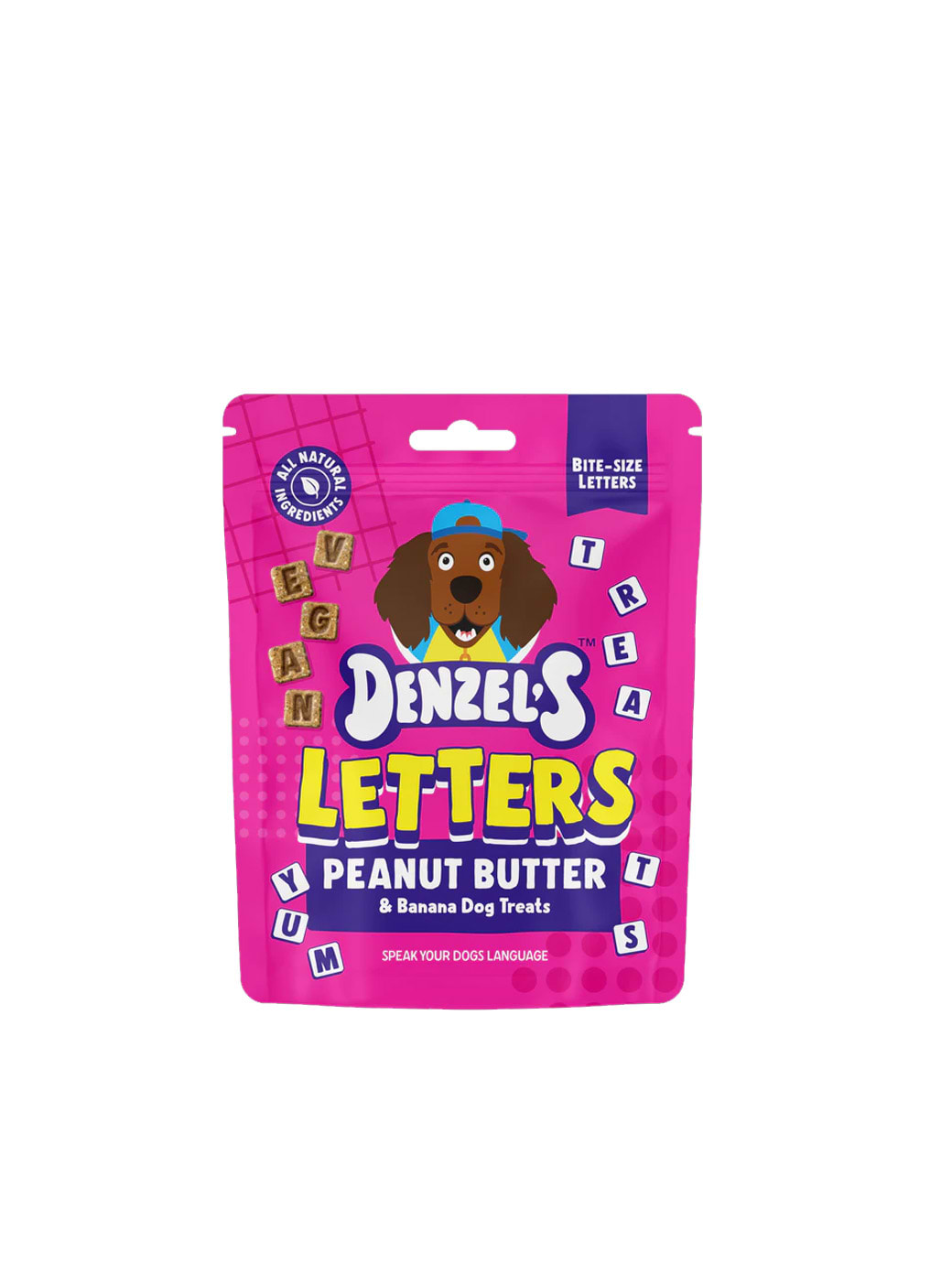Denzel’s Letters - Peanut Butter & Banana Dog Treats