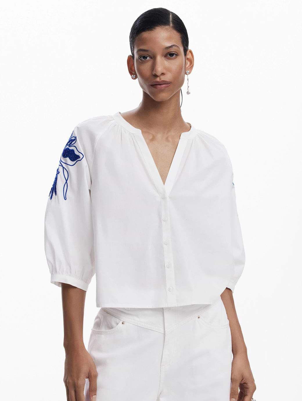 Desigual Cratos Blouse White