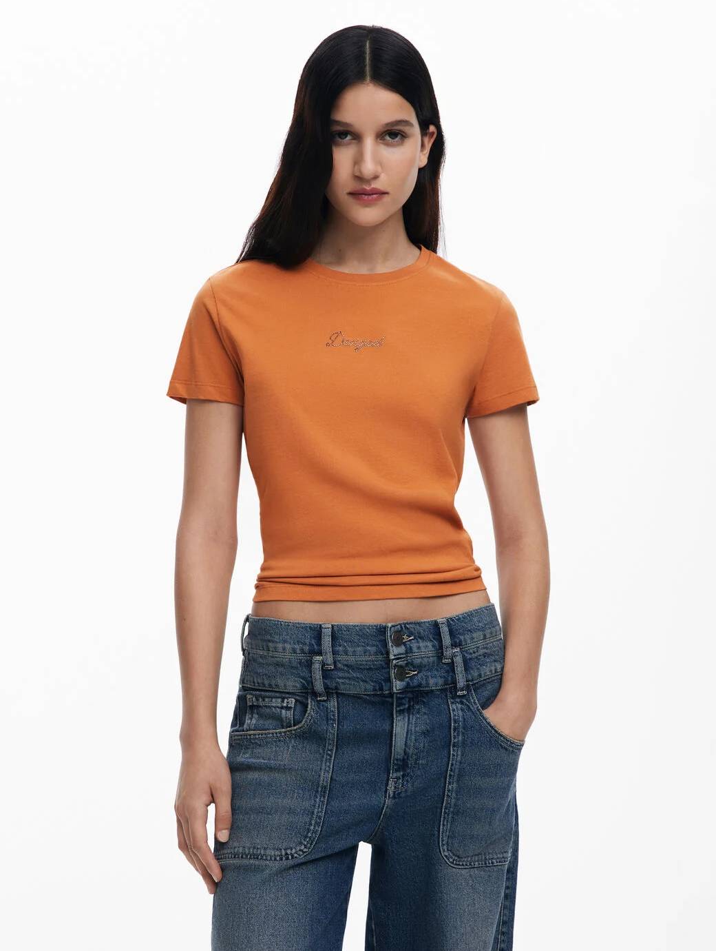 Desigual Parana T-shirt Orange