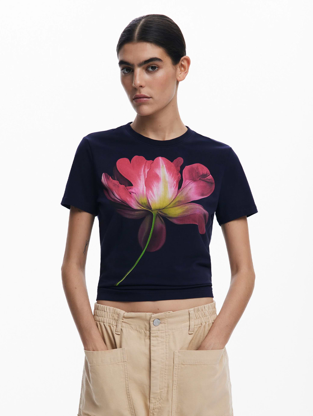 Desigual Plata T-shirt Navy 