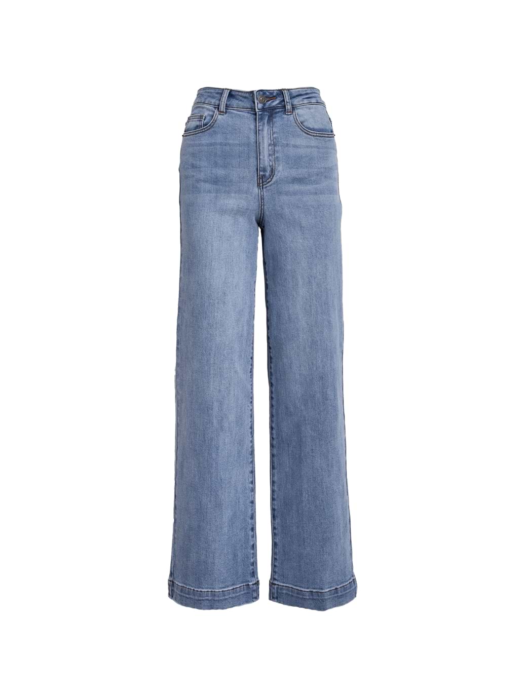 Desires Women's Florence High Waist Long Jeans Light Blue Wash