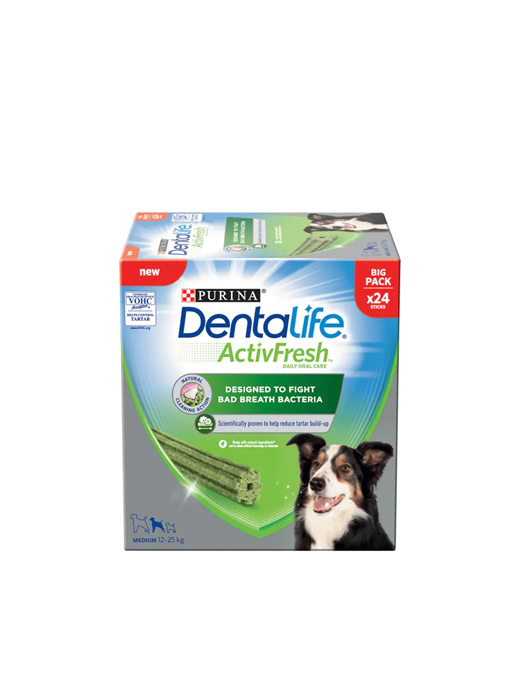 Detalife Activfresh Medium Dog Treat Dental Chews 24pk