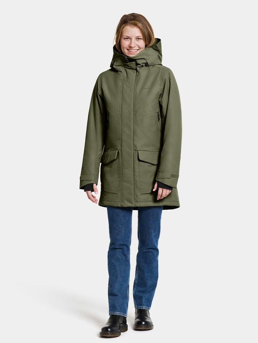 Didriksons Women's Frida Parka 7 Deep Green