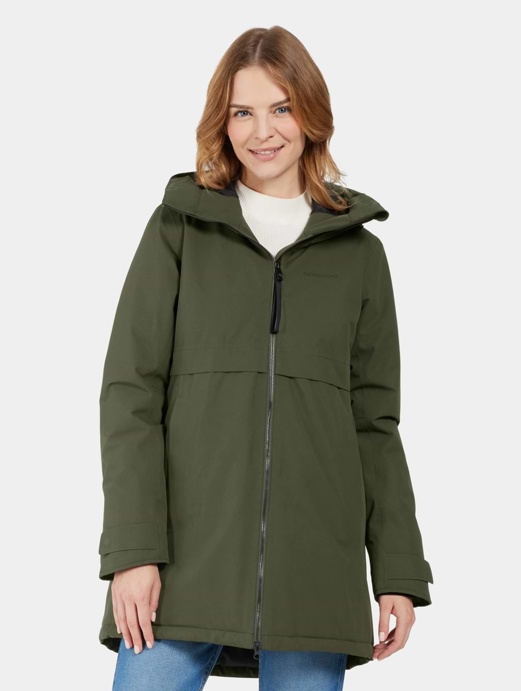 Didriksons Women s Helle Parka 5 Deep Green