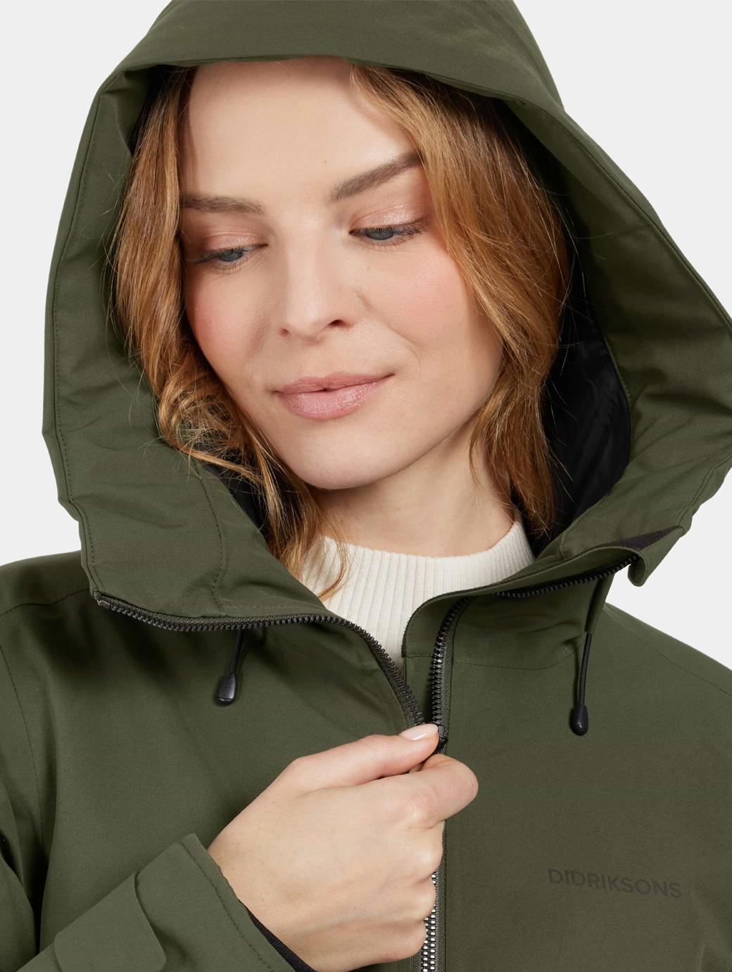 Didriksons Women s Helle Parka 5 Deep Green