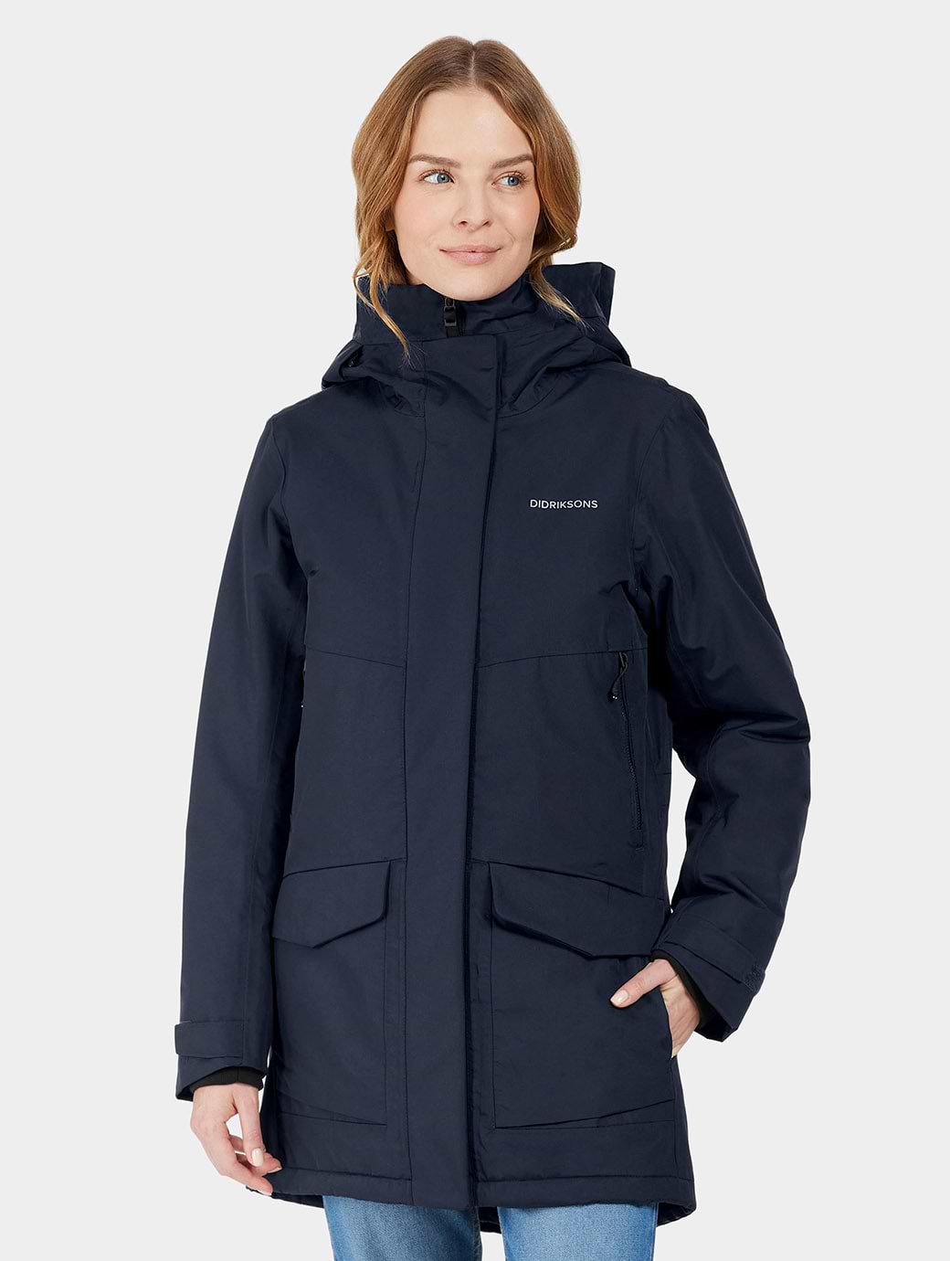 Didriksons Women's Frida Parka 7 Dark Night Blue