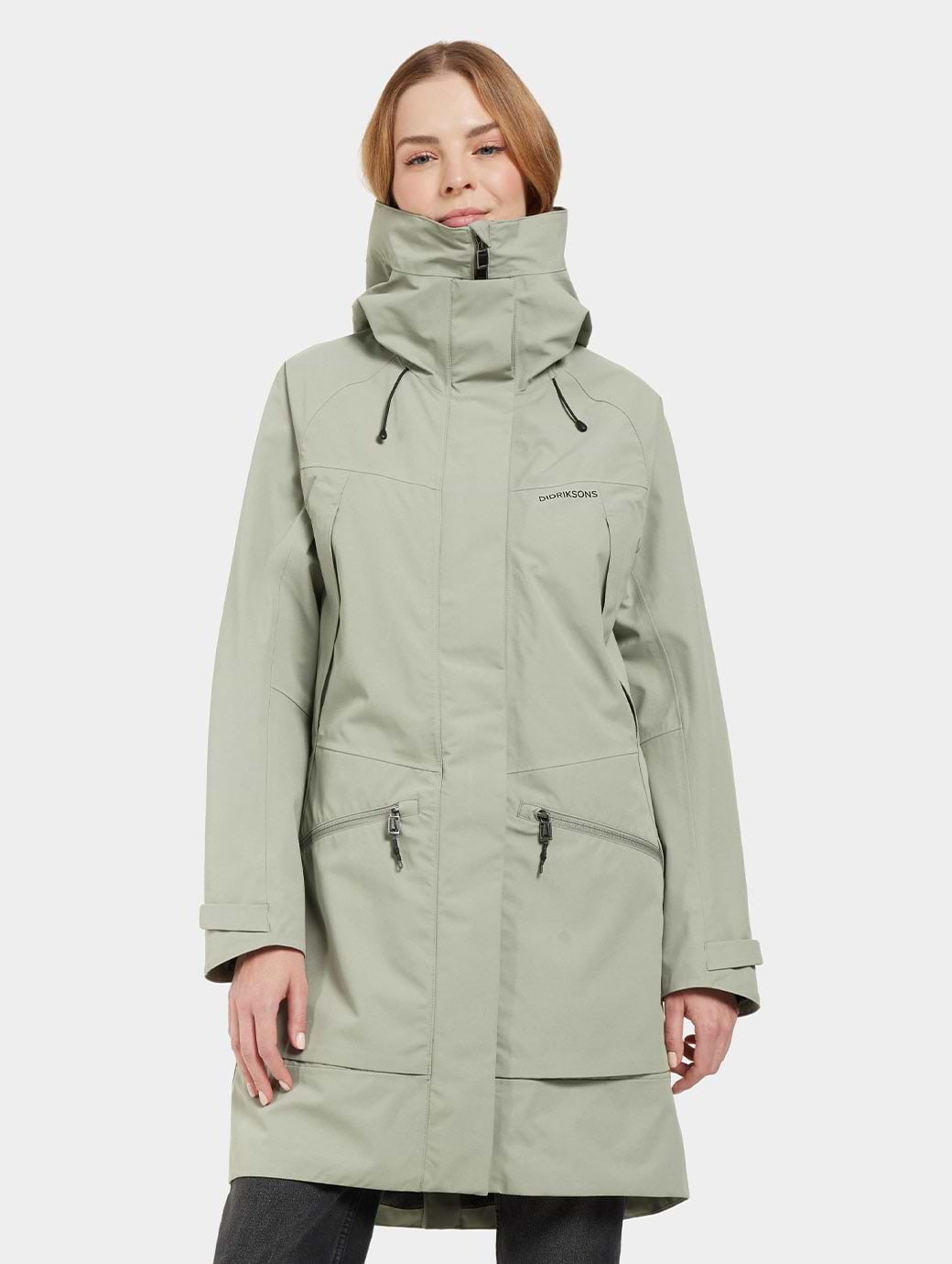 Didriksons Women's Ilma Parka 8 Wilted Leaf